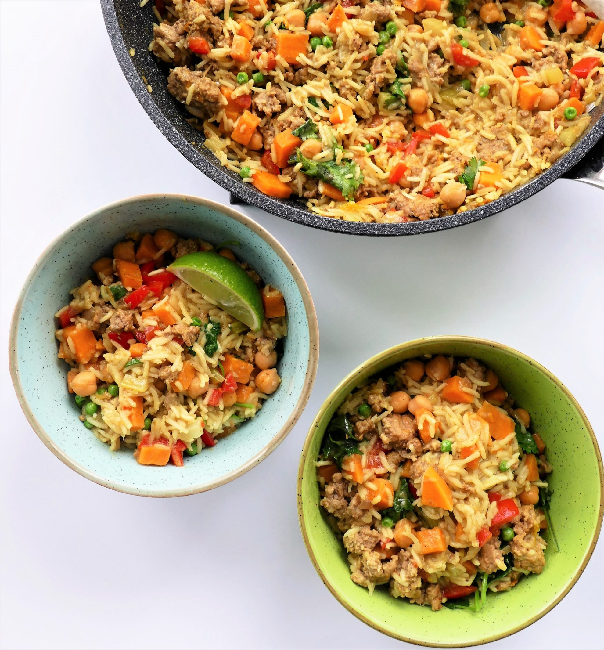 Casserole de riz et de porc à l’indienne – UNE MÈRE POULE UN PEU DINGUE